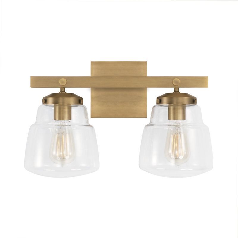 Dillon 2 - Light Dimmable Vanity Light, Brass