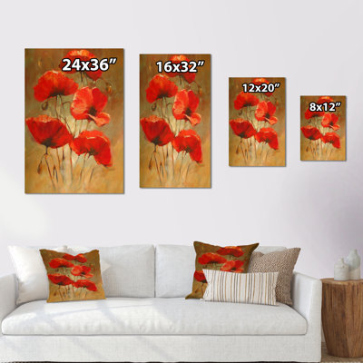 Coquelicots rouges Salm III
