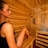 Backyard Discovery Paxton 2-4 Person Traditional Cedar Outdoor Barrel Sauna with Porch, 9kW Electric Heater, Wi-Fi Control, LED Lights