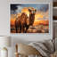 Camel Crossing, reproduction d'art sur toile-657590704-658399386