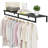 Wall Mounted Clothes Racks With Top Shelf