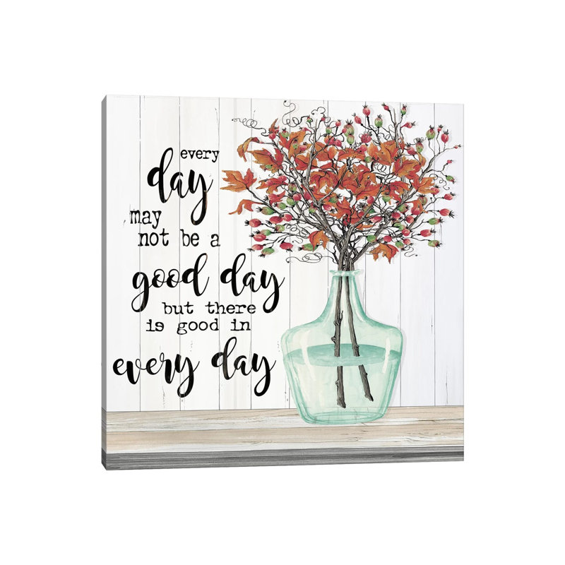Good Day In Every Day by Cindy Jacobs - Wrapped Canvas Print, 30.48 cm H x 30.48 cm W