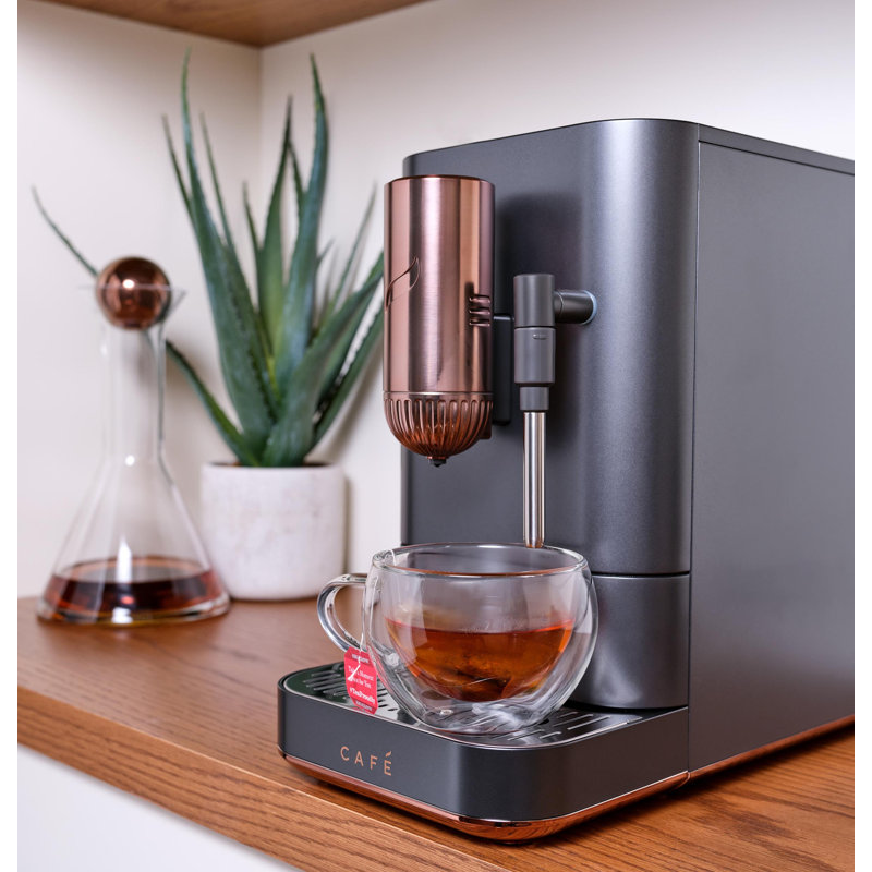 Café AFFETTO Automatic Espresso Machine + Frother, Matte Black