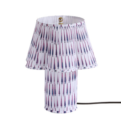 Lampe de table en jute et coton Corrine