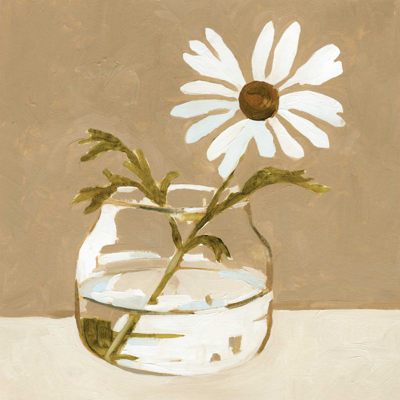 Marguerite solitaire II, H 12 po x l 12 po