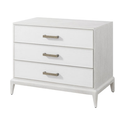 Worth Nightstand with Wallpaper