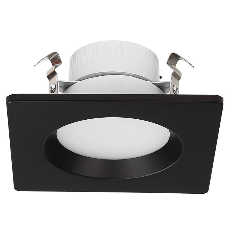 Bague de finition interchangeable de 10 cm (4 po), pour luminaire encastré Torchstar, carrée, bronze huilé, Square