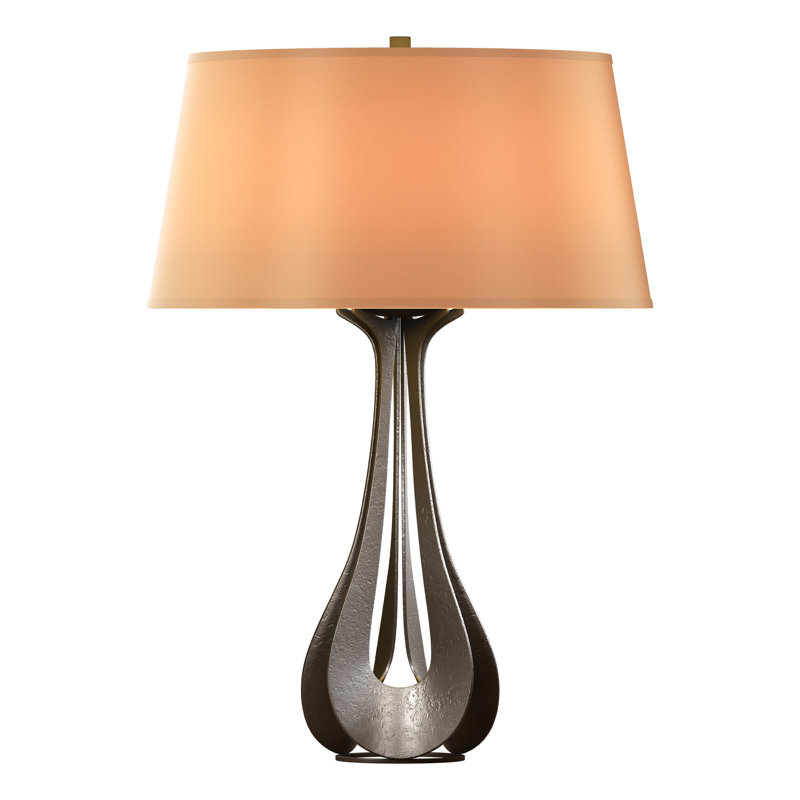 Lino 25.3" Table Lamp, Bronze, Flax