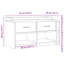Hallway Bench SANDNES 87X40x50 Cm Solid Wood Pine-969752325