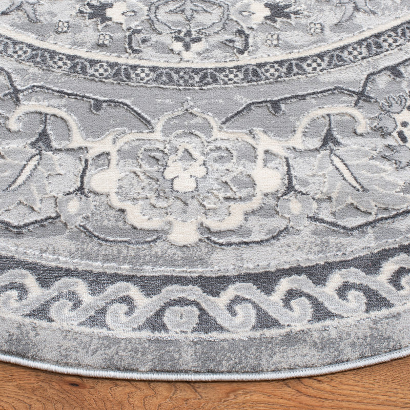 Helki Performance Oriental Rug, Round 6'7"