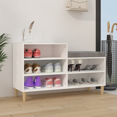 vidaXL Shoe Cabinet 102 x 36 x 60 cm Engineered Wood