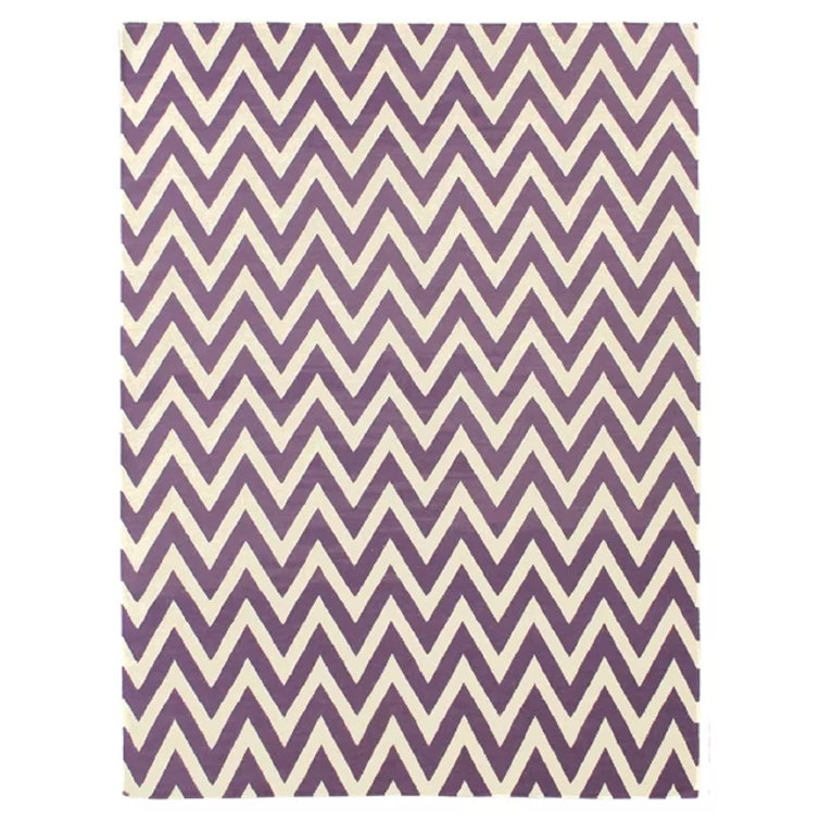 Wool Chevron Area Rug