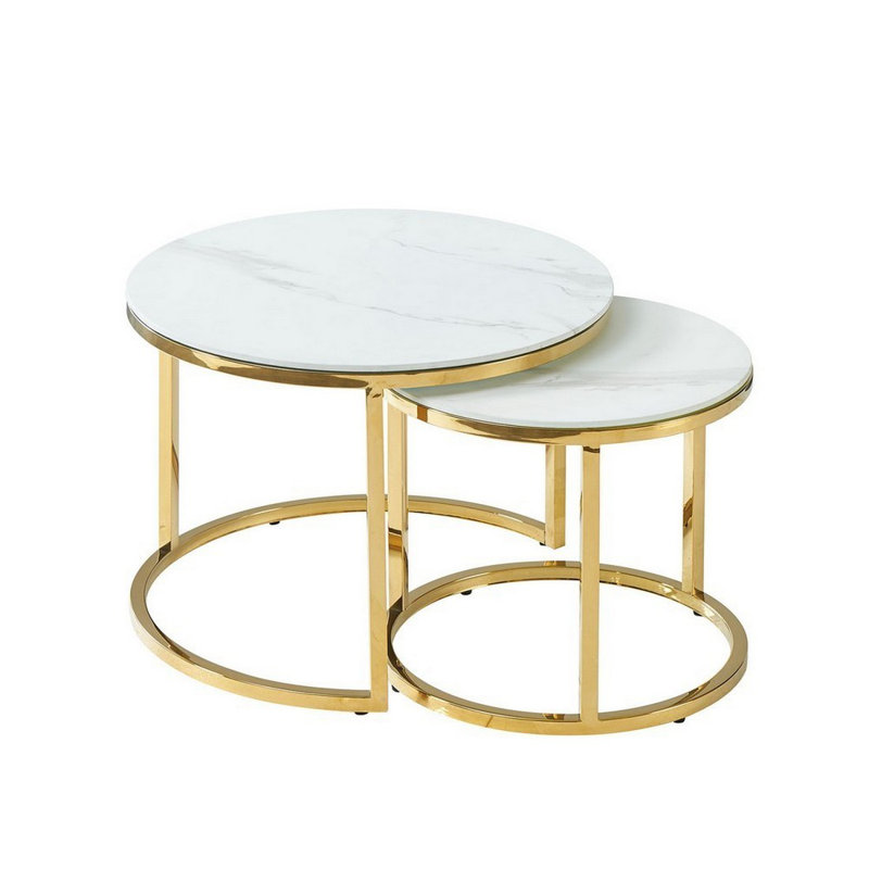 Avicia Frame Coffee Table, White