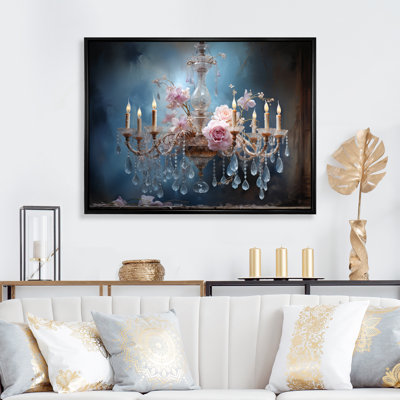 Chandelier Transcendent Elegance - Chandelier Canvas Print