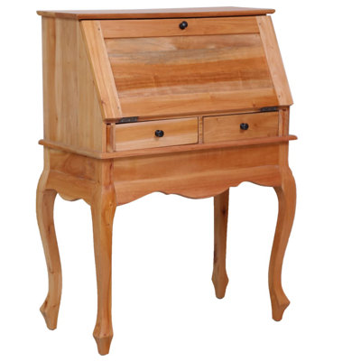 Albert Solid Wood Base Secretary Desk