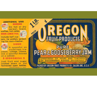 " Pure Pear & Gooseberry Jam "