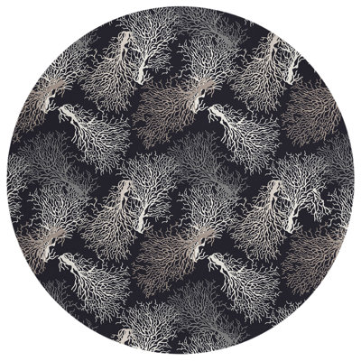 Tapis intérieur / extérieur en polyester tissé à la machine Narang