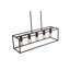 Luminaire suspendu carré / rectangulaire à 5 lumières pour îlot de cuisine-1756943847-1756943846