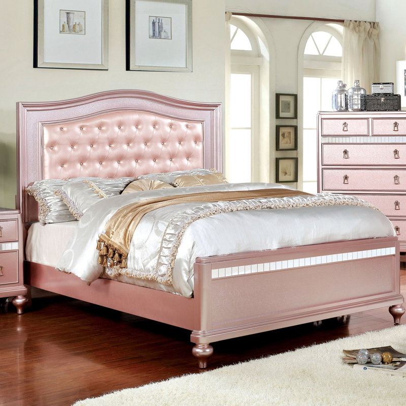 Annistyn Vegan Leather Standard Bed, Queen