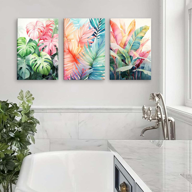 3 Piece Wrapped Canvas Wall Art