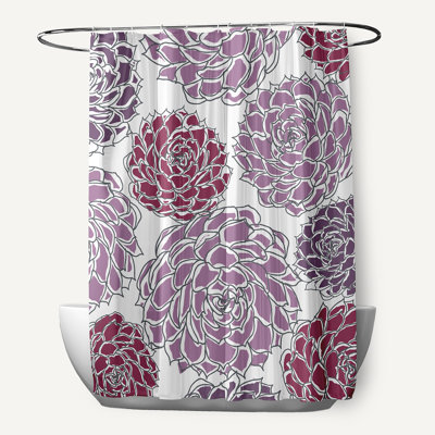 Miki Floral Shower Curtain