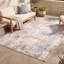 Tapis Dune moderne vieilli uni bleu-gris-beige, lavable en machine, antidérapant, à poils courts, pour intérieur et extérieur, adapté aux animaux domestiques, idéal pour le salon, la chambre, la salle à manger, l'entrée, le corridor ou le bureau.-420505727