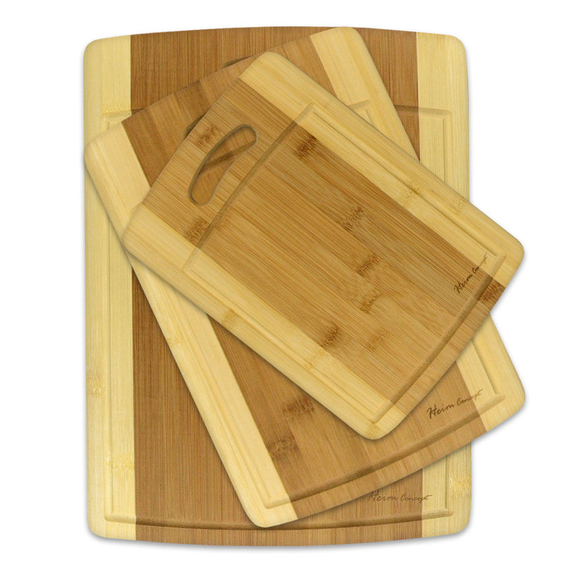 Best Desu, Inc. Best Desu, Inc. Heim Concept 3 Piece Organic Bamboo Cutting Board