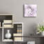 Art mural en verre Winston Porter «Midnight Plum Leaf 1» par Chris Paschke-887667388