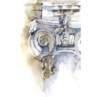 " Architectural Sketch II " by Ethan Harper Painting Print