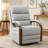 Dual Motor Recliner Chair, Adjustable Recliner with Lumbar Support and Padded Seat Backrest-766630889
