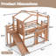 Lits multifonctionnels avec rangement, lit mezzanine simple en bois pour la maison