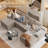 Boneless 140" Modular Cloud Sectional Sofa With 2 Ottoman,Modern Minimalist Upholstered Couches, Comfort U Shaped Sofa For Living Room,Deep Seat Corner Couch,No Assembly Required,6 Seater-1174791369