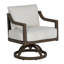 Samara Cushioned Dining Swivel Rocker