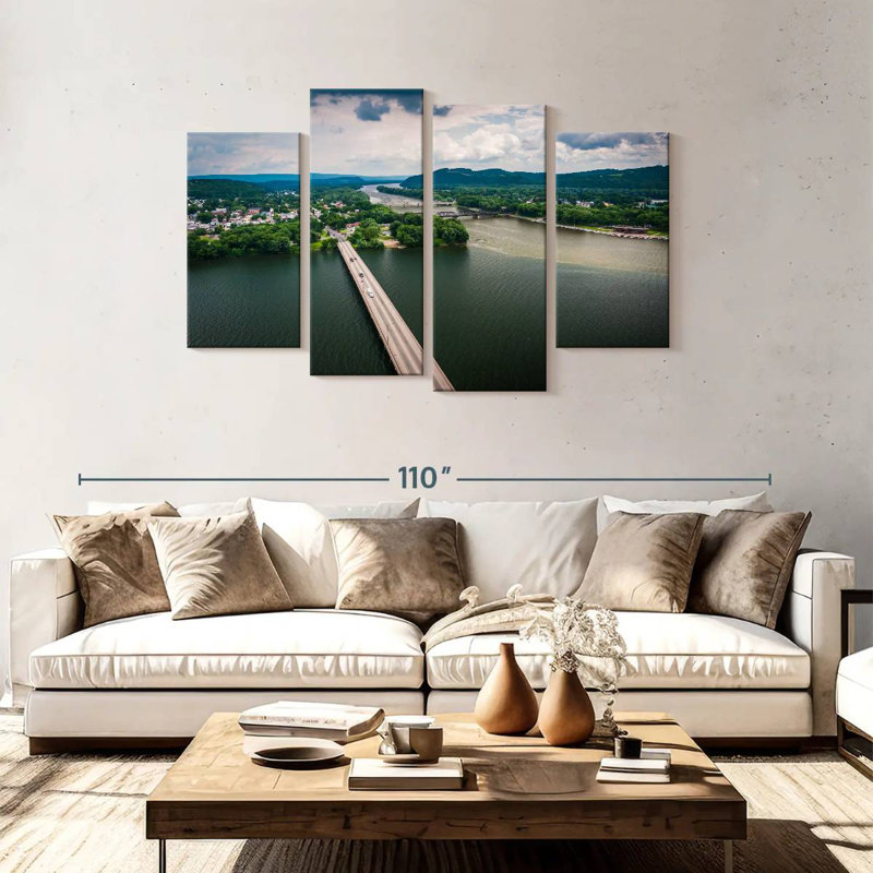 Pont Alvord Susquehanna River, H 48 po x l 75 po