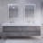 Babajide 83.3'' Bathroom Vanity with Acrylic Top-1872885511