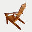 Chaise Adirondack en bois pour l'extérieur ou l'intérieur, pliable