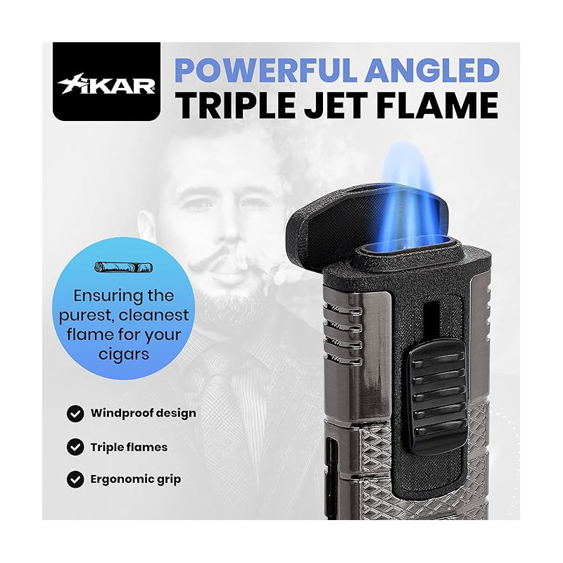 Lighter, Gunmetal/Black