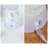 12" White Table Lamp Base with USB