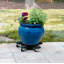 Support pour plante 14 po - Support pour plante roulant robuste avec roues verrouillables, capacité de 500 lb, gris anthracite-2113435221
