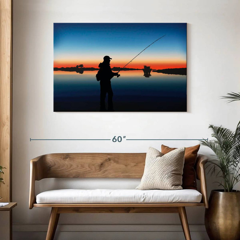 Senne pêchant au crépuscule