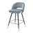 Cliff Swivel Upholstered Counter Stool with Metal Frame-72767076-72767077