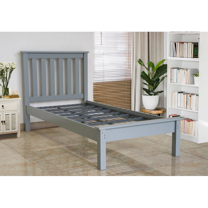 Beaverville Kiwi Mesh Base Bed, Grey, Single (3')