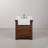 Keighley Single Bathroom Vanity with Top-1907140695