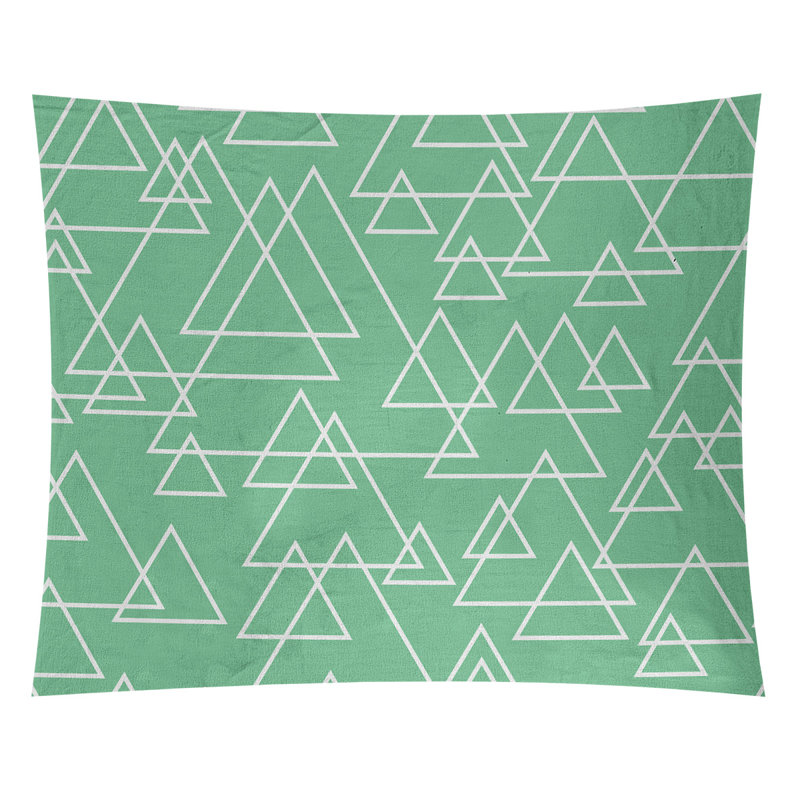 Tapisserie elizabeth en triangle dispersé katelyn Kitterman, Intérieur / extérieur, H 51,5 po x l 60,5 po