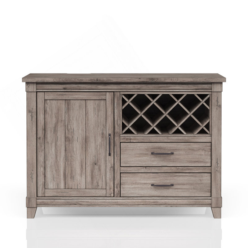 Armoire à vin rustique avec rangement Rustic