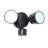 Kater 15 Watt 2 - Head LED Hardwired Outdoor Security Flood Light with Motion Sensor and Timer-28677359