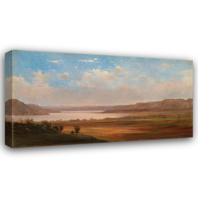  Duncanson, Robert S. Gallery Wrapped Canvas Art Titled: View of Lake Pepin Minnesota
