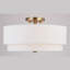 Plafonnier semi-encastré en tissu Pateley-84921727