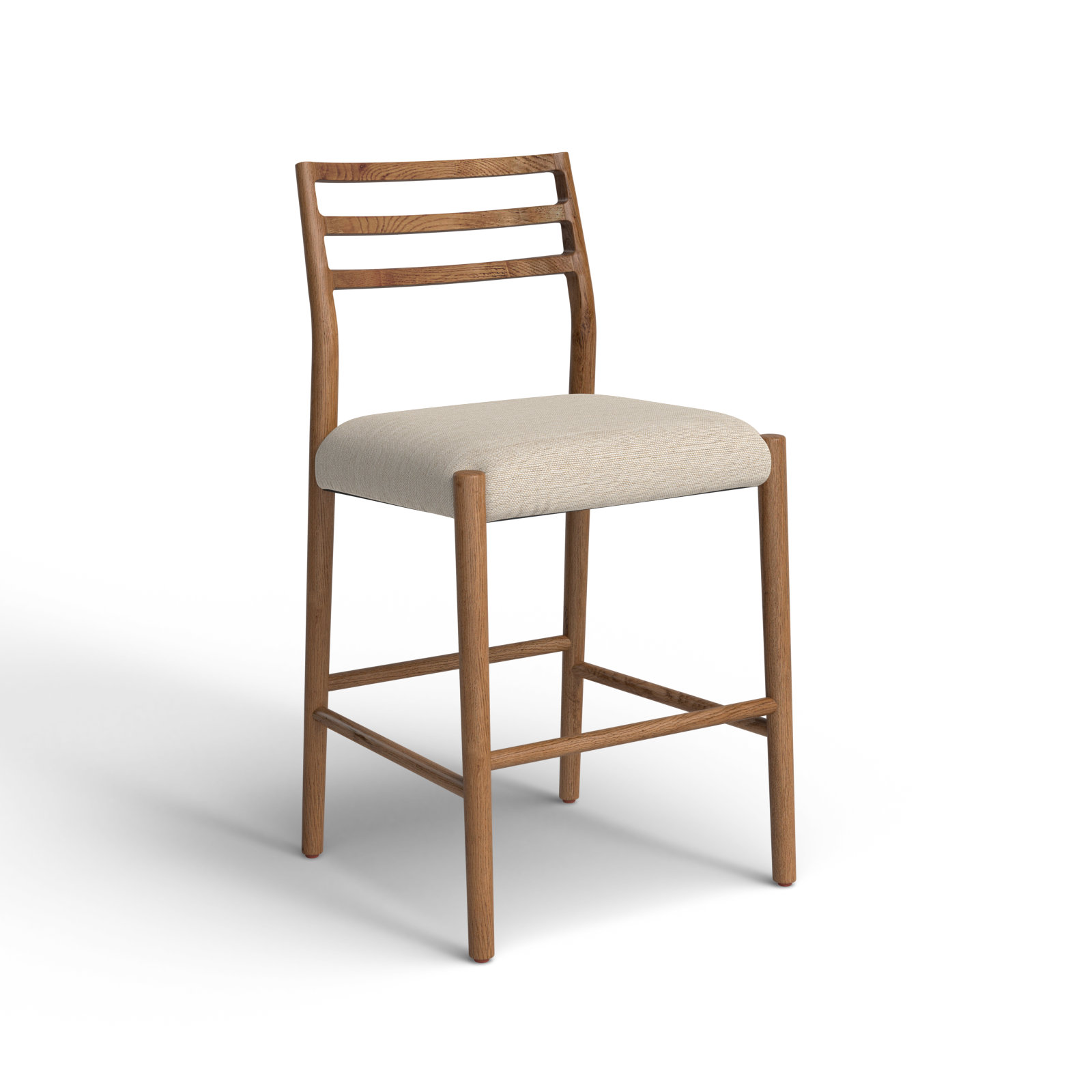 Lindyn " Bar Stool, Smoked Oak, Essence Natural, Counter Stool (26.25" Seat Height)