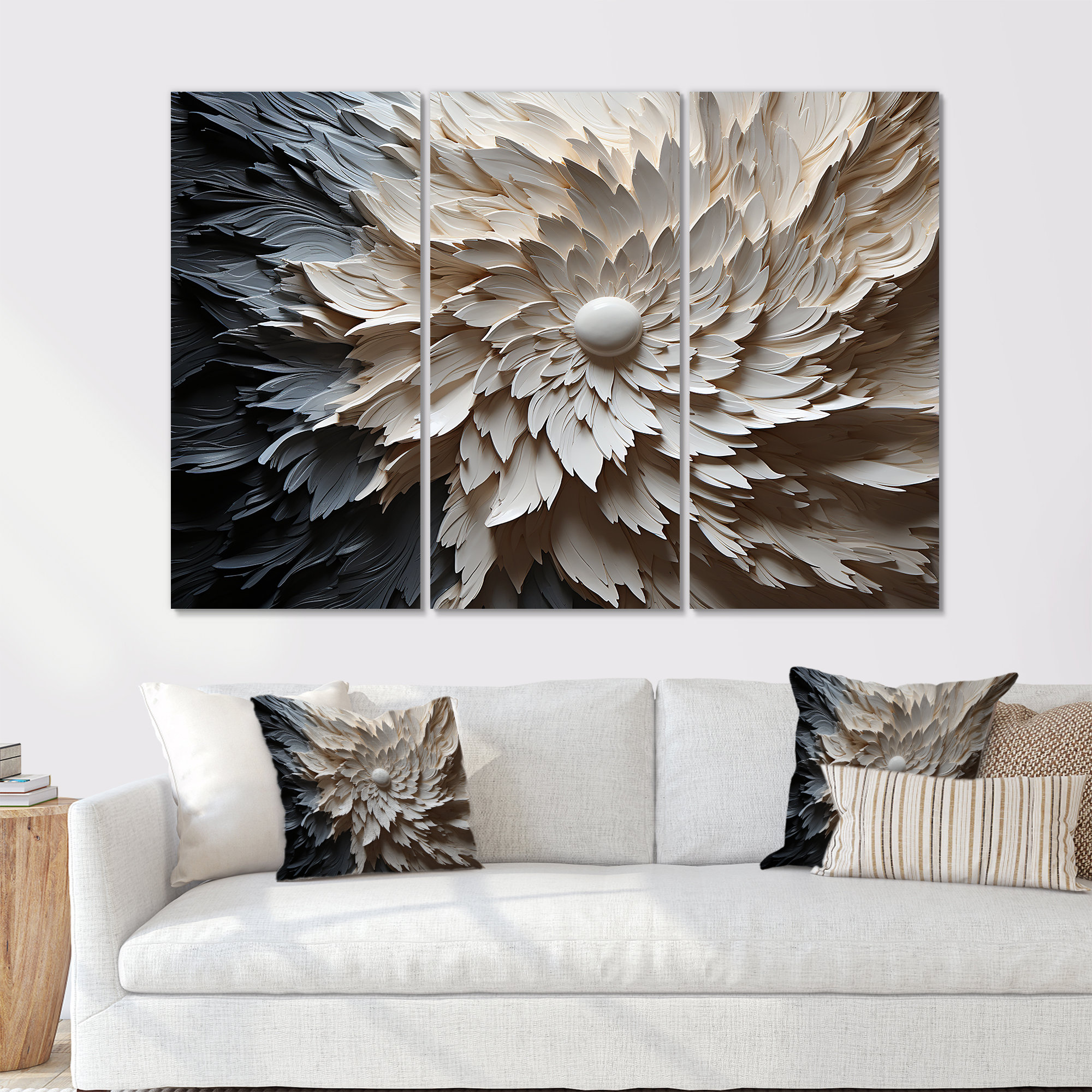 Illustration of Minimalistic Living Room Wall Art
